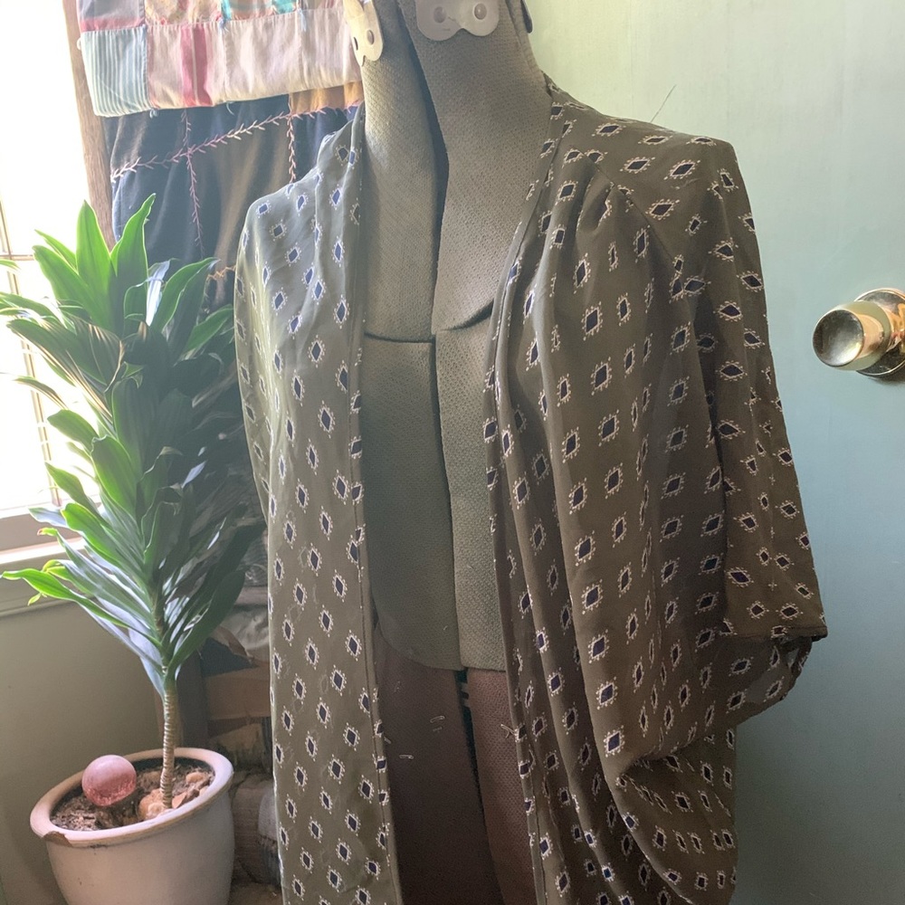 Sheer kimono